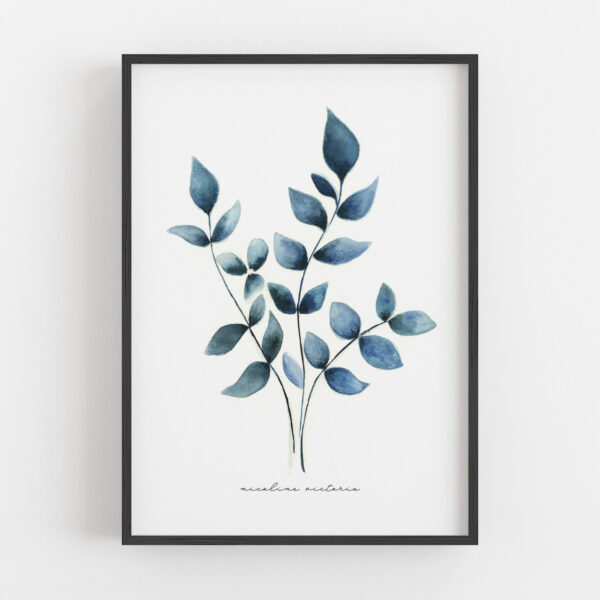 Triple Flower - Cobalt