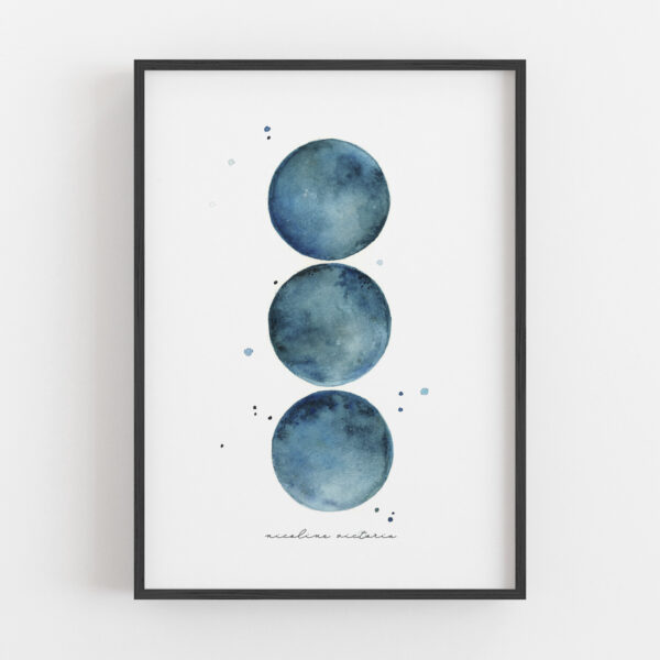 Triple Moon - Cobalt